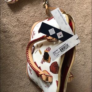 Dooney and Bourke Nationals Zip Zip Satchel